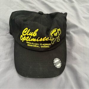 Pony Black and Yellow Club Optimiste Hat